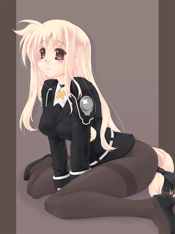 fate testarossa (lyrical nanoha and 1 more) drawn by frapowa