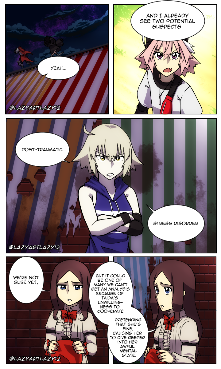 jeanne d'arc alter, astolfo, meltryllis, emiya kiritsugu, and leonardo da vinci (fate and 1 more) drawn by lazyartlazy12 and tyrnickleback