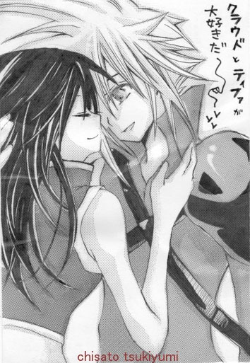 tifa lockhart and cloud strife (final fantasy and 2 more)