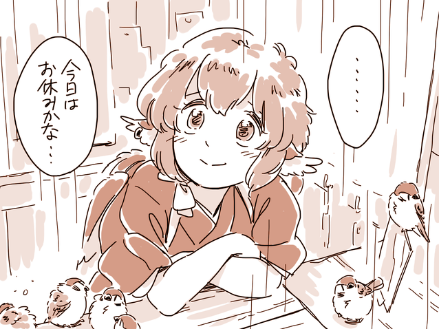 mystia lorelei and okamisty (touhou and 1 more) drawn by mitsumoto_jouji