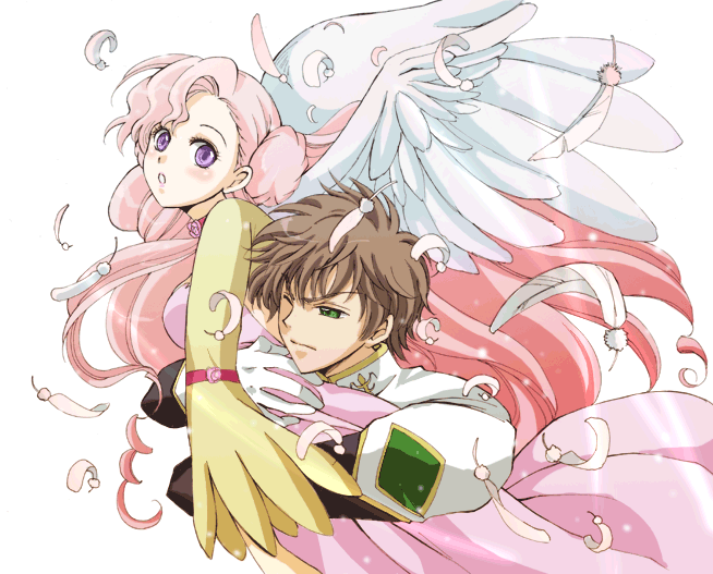 kururugi suzaku and euphemia li britannia (code geass) drawn by akina_tsukako