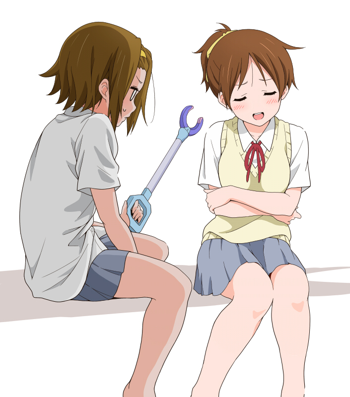 tainaka ritsu and hirasawa ui (k-on!) drawn by sawanatsu_mikan