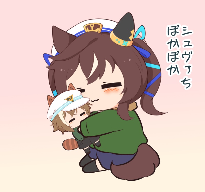 cheval grand and verxina (umamusume) drawn by gomashio_(goma_feet)