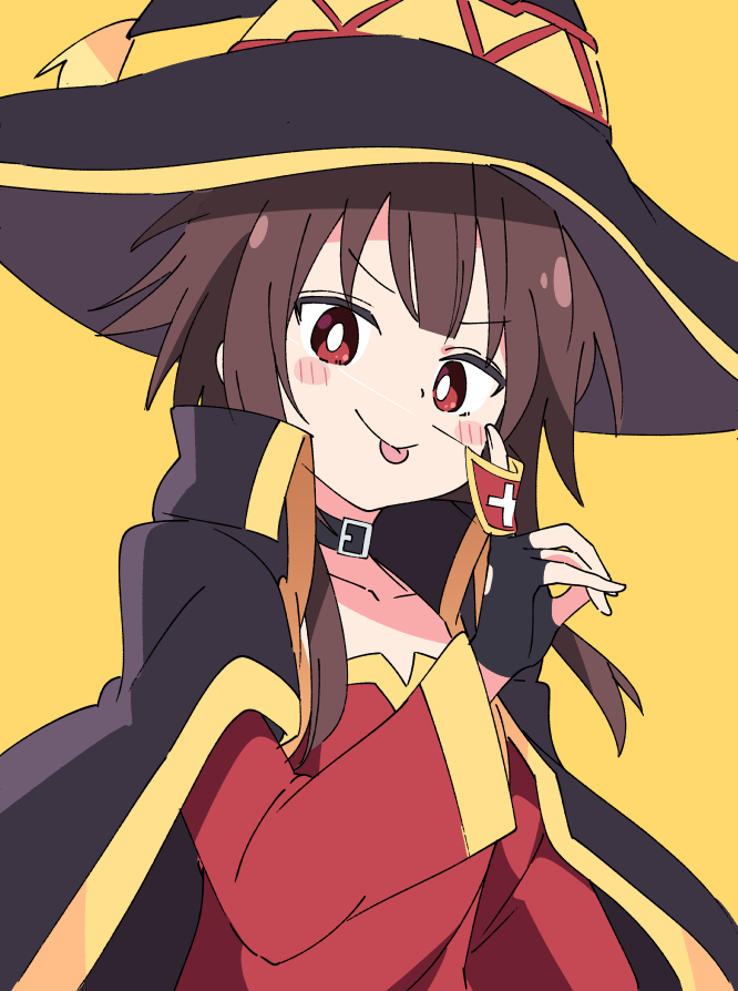 megumin (kono subarashii sekai ni shukufuku wo!) drawn by ixy