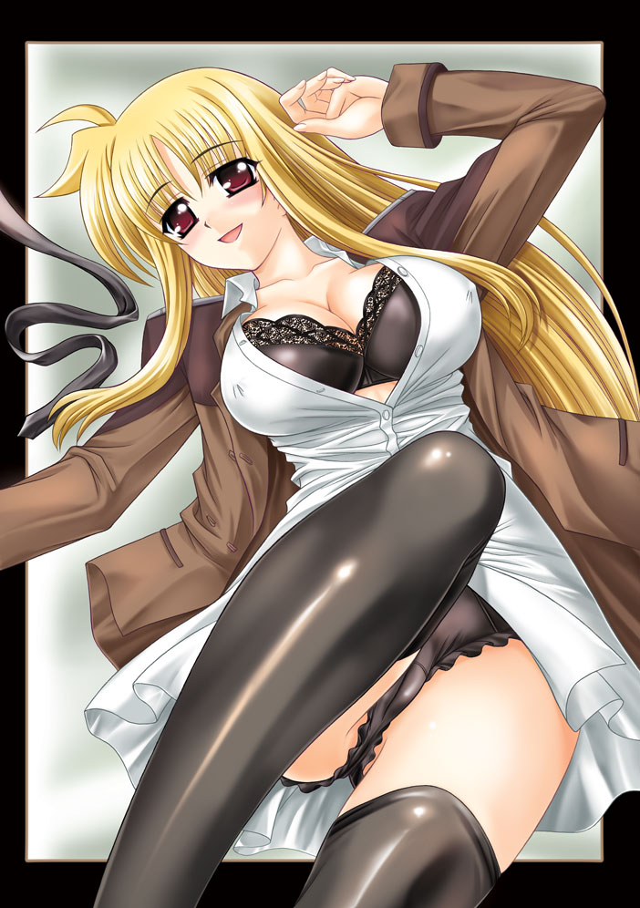 fate testarossa (lyrical nanoha and 1 more) drawn by shinbo_tamaran