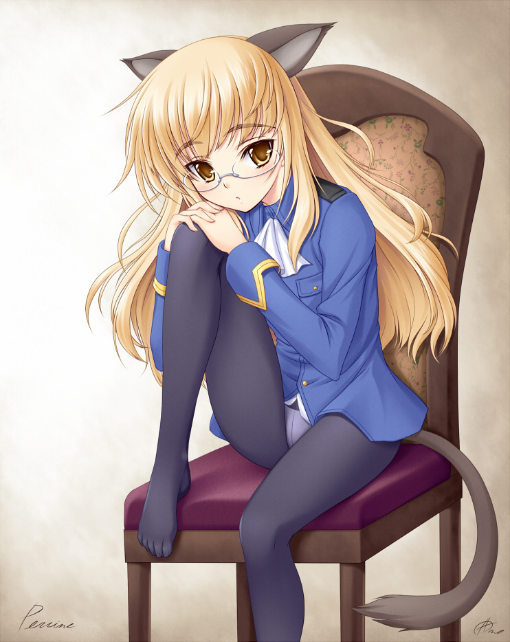 perrine h. clostermann (world witches series and 1 more) drawn by amane_(funfun)