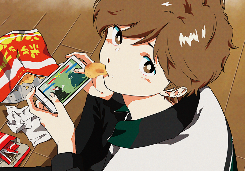 hirose aiki (ganbare! nakamura-kun!!) drawn by shundei_(enig)