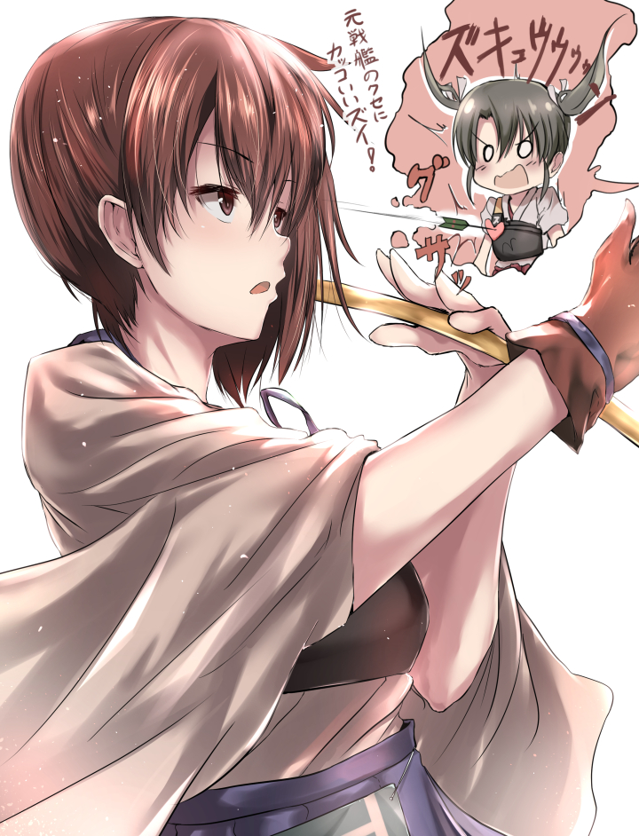 kaga and zuikaku (kantai collection) drawn by tai_(nazutai)