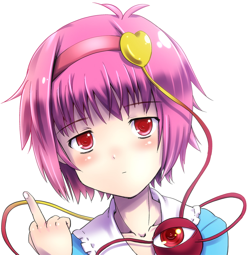 komeiji satori (touhou) drawn by inuga_anahoru