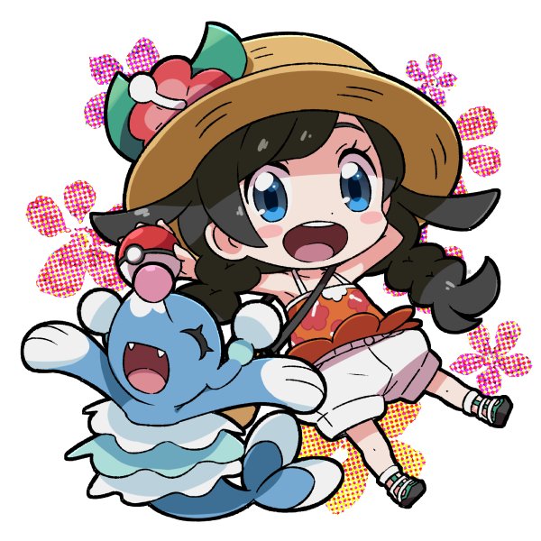 selene and brionne (pokemon and 1 more) drawn by kingin
