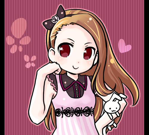 minase iori and usa-chan (idolmaster and 1 more) drawn by kingyo