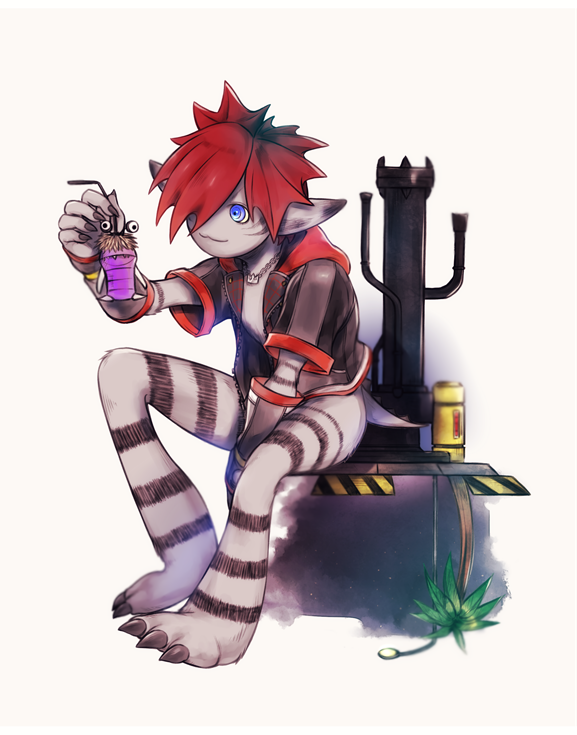 sora (kingdom hearts and 1 more) drawn by mim_(mimya0600)