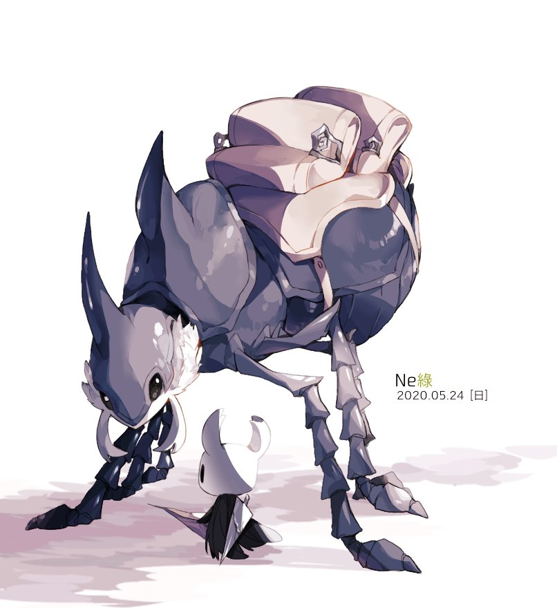 knight and the last stag (hollow knight) drawn by ne_lu