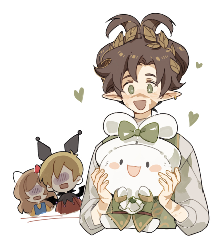 cinnamoroll, hello kitty, kuromi, grian, goodtimeswithscar, and 1 more (sanrio and 5 more) drawn by luminous_slime