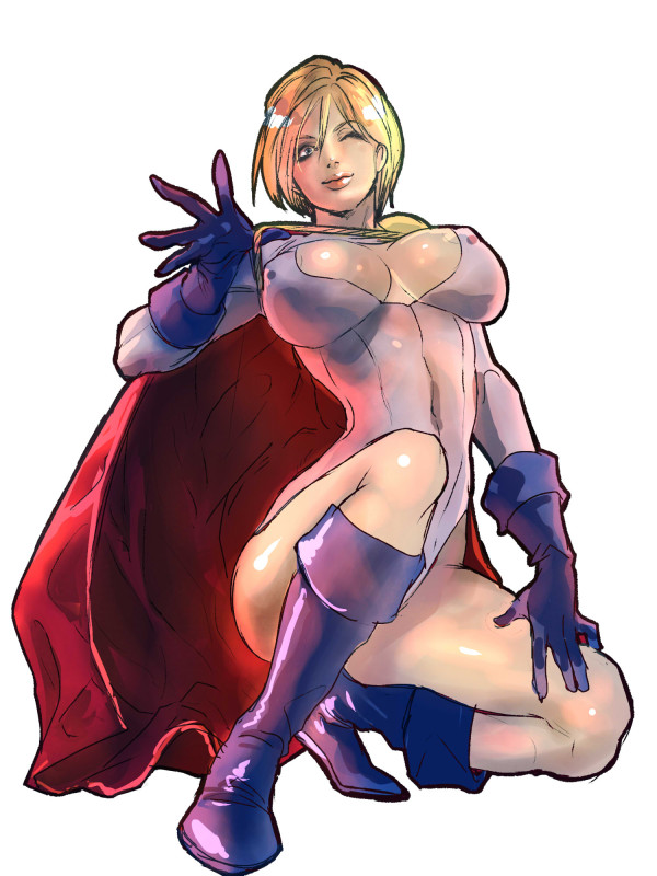 power girl (dc comics and 1 more) drawn by katou_teppei