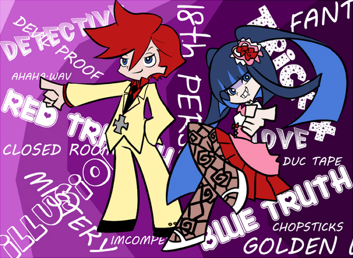 ushiromiya battler and furudo erika (umineko no naku koro ni and 1 more) drawn by ai-wa
