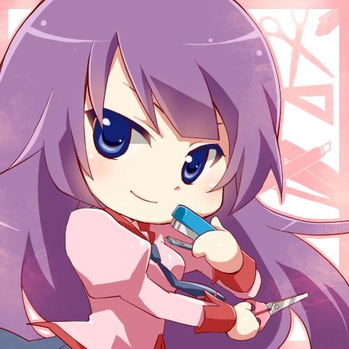 senjougahara hitagi (monogatari and 1 more) drawn by shima_riu