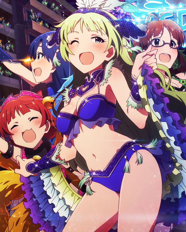 kisaragi chihaya, akizuki ritsuko, shimabara elena, and nonohara akane (idolmaster and 1 more)