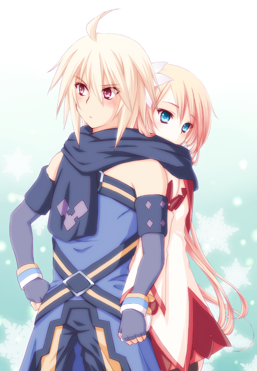 marta lualdi and emil castagnier (tales of and 2 more) drawn by kai_aki