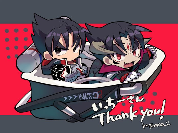 kazama jin and devil jin (splatoon and 1 more) drawn by kotorai