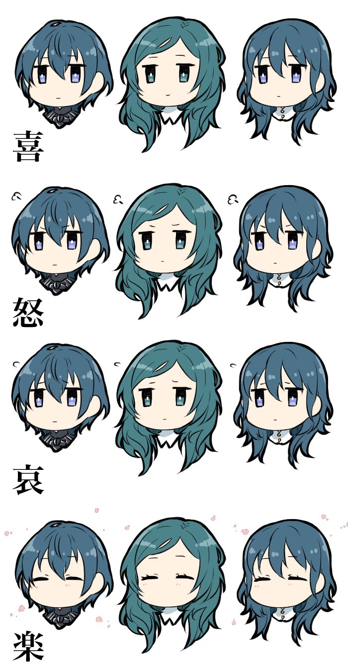 female byleth, male byleth, and sitri (fire emblem and 1 more) drawn by ijiro_suika