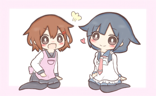 ikazuchi and taigei (kantai collection) drawn by jako_(jakoo21)