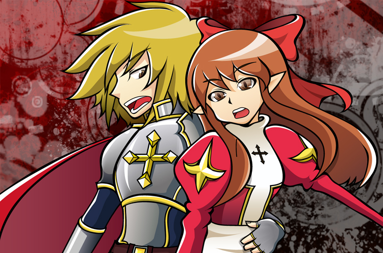 high priest and lord knight (ragnarok online) drawn by makipoco