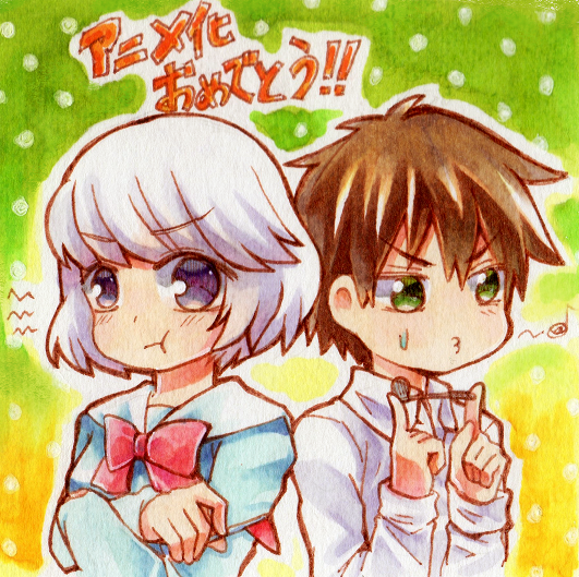 yokoi rumi and seki toshinari (tonari no seki-kun) drawn by husagin