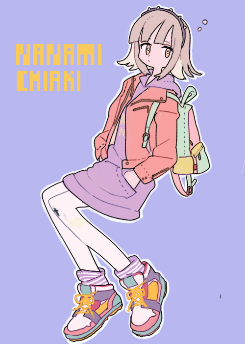 nanami chiaki (danganronpa and 1 more) drawn by pikaro