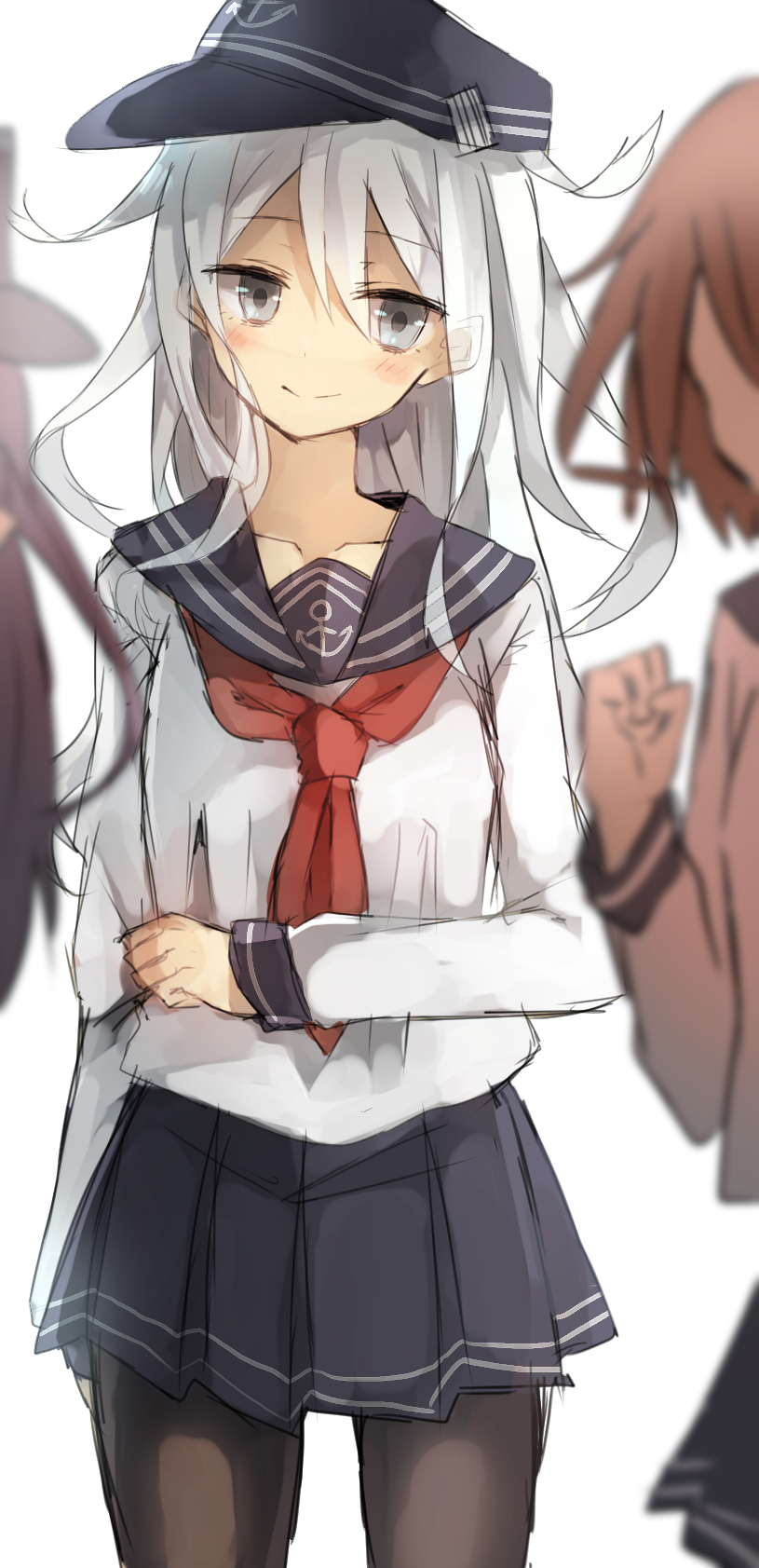 hibiki, ikazuchi, and akatsuki (kantai collection) drawn by chibirisu