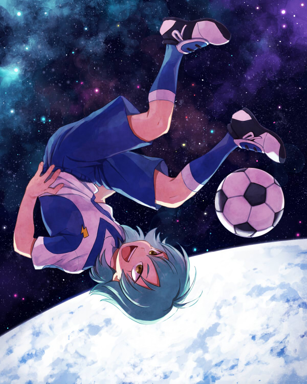 kariya masaki (inazuma eleven and 2 more) drawn by riho
