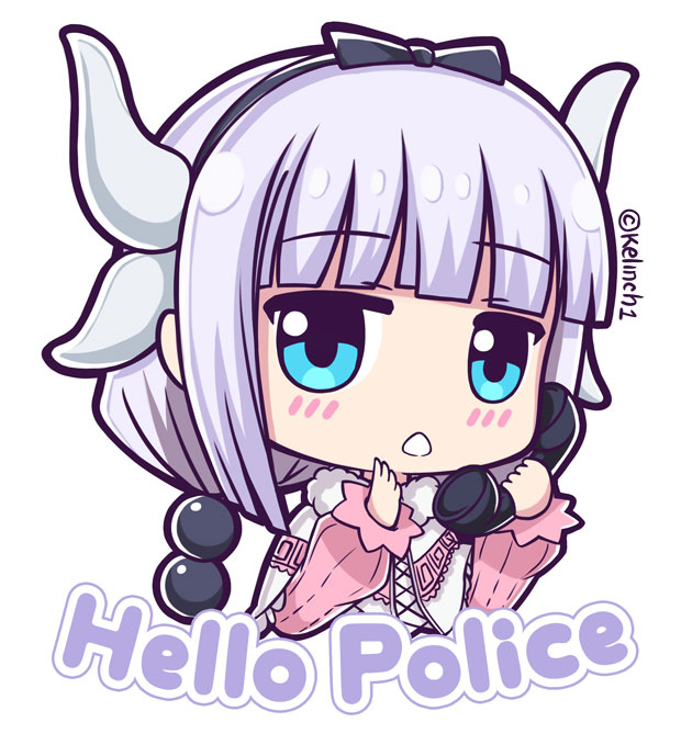 kanna kamui (kobayashi-san chi no maidragon) drawn by kelinch1
