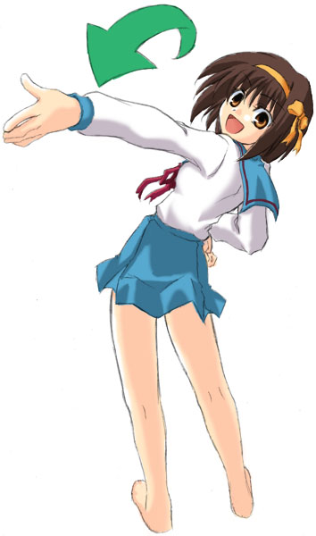 suzumiya haruhi (suzumiya haruhi no yuuutsu) drawn by sukoburu80