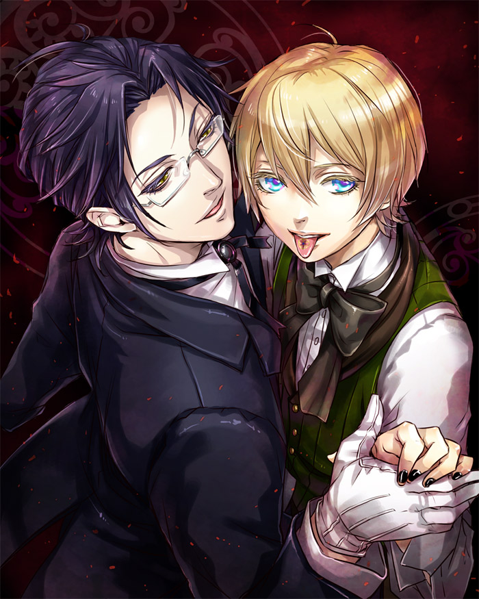 alois trancy and claude faustus (kuroshitsuji) drawn by doro_(sabarudoro)