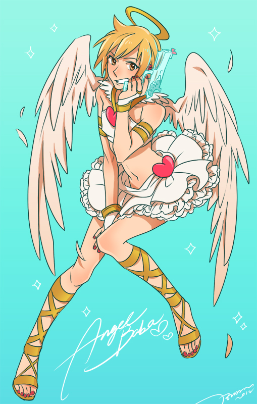 panty and alibaba saluja (panty & stocking with garterbelt and 1 more) drawn by temari114