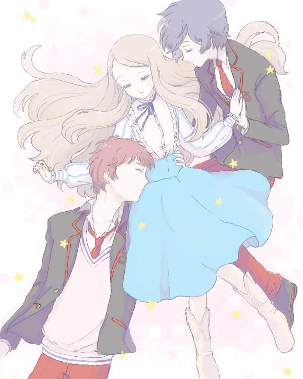 takakura himari, takakura shouma, and takakura kanba (mawaru penguindrum) drawn by yuu_(drawr)