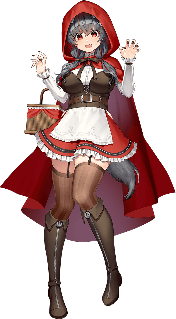little red riding hood and jingei (kantai collection and 1 more) drawn by akasaka_yuzu