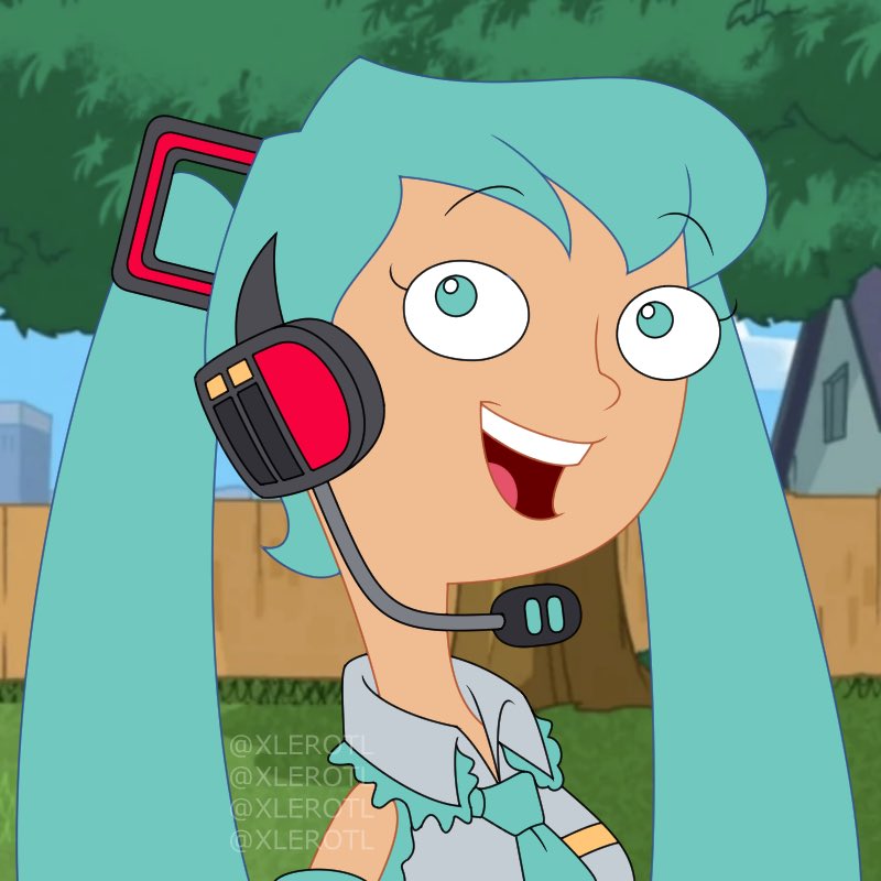 hatsune miku (vocaloid and 1 more) drawn by xlerotl