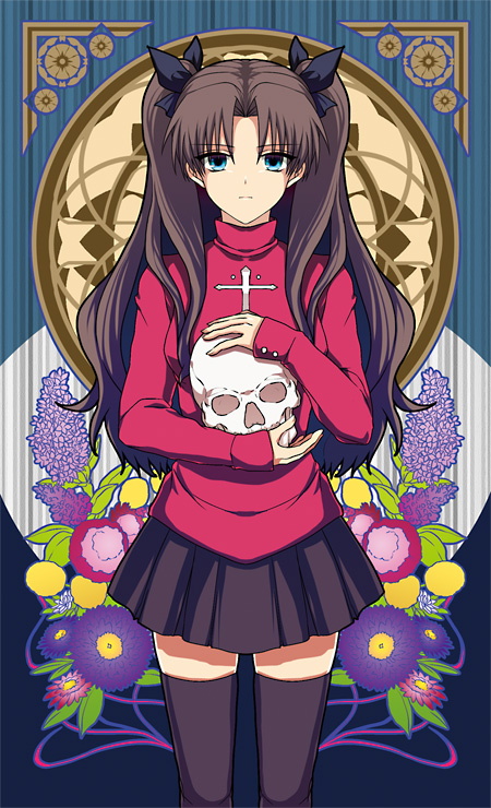 tohsaka rin (fate and 1 more) drawn by redby623