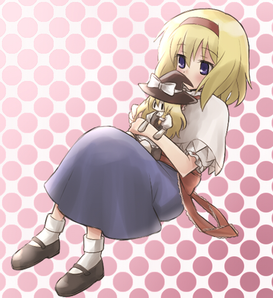 kirisame marisa and alice margatroid (touhou) drawn by kiji_(manekinuko-tei)