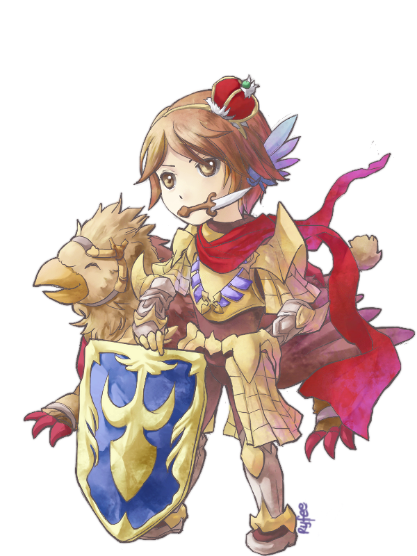royal guard and gryphon (ragnarok online) drawn by felia_hanakata