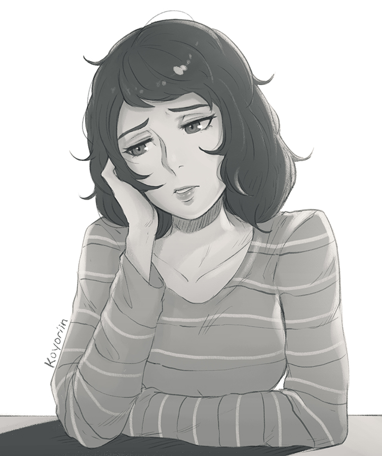 kawakami sadayo (persona and 1 more) drawn by koyorin