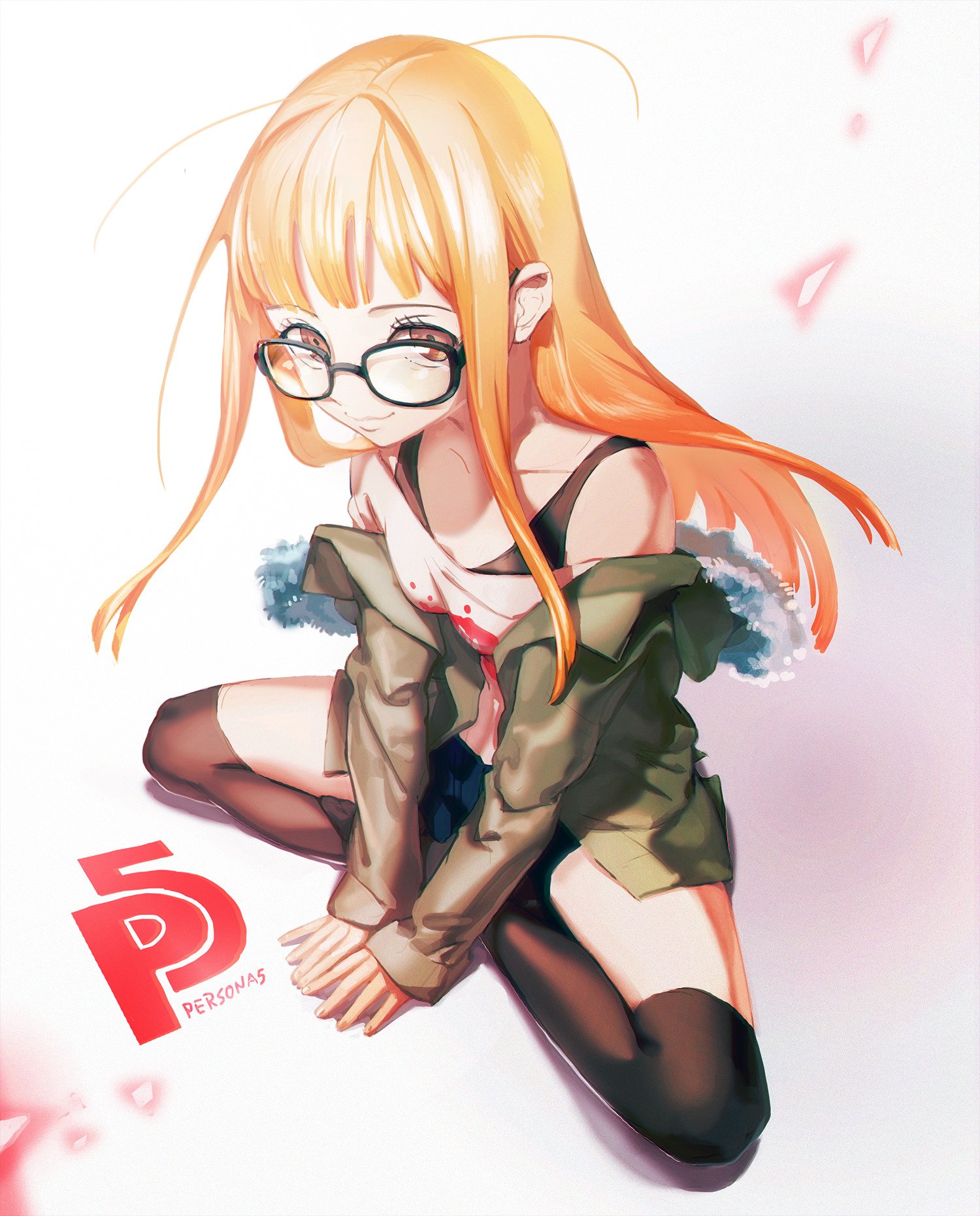 Sakura Futaba Persona And 1 More Drawn By Zenzen Chu Zen Danbooru