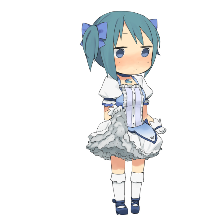 kaname madoka and miki sayaka (mahou shoujo madoka magica) drawn by tsuduya_(knt31)