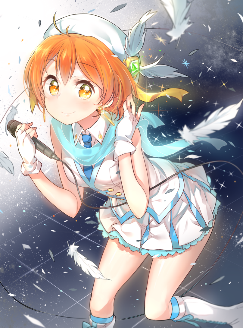 hoshizora rin (love live! and 1 more) drawn by yuran