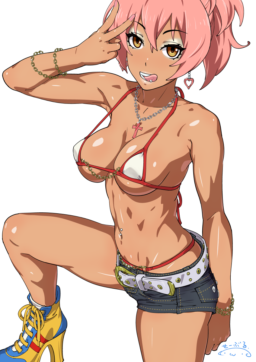jougasaki mika (idolmaster and 1 more) drawn by suna_(sandworks)
