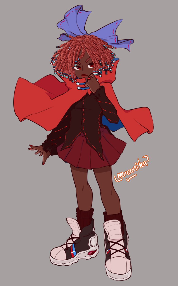 sekibanki (touhou and 1 more) drawn by mercuriika