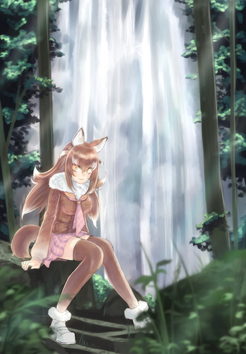 japanese wolf (kemono friends) drawn by sarada_doraivu