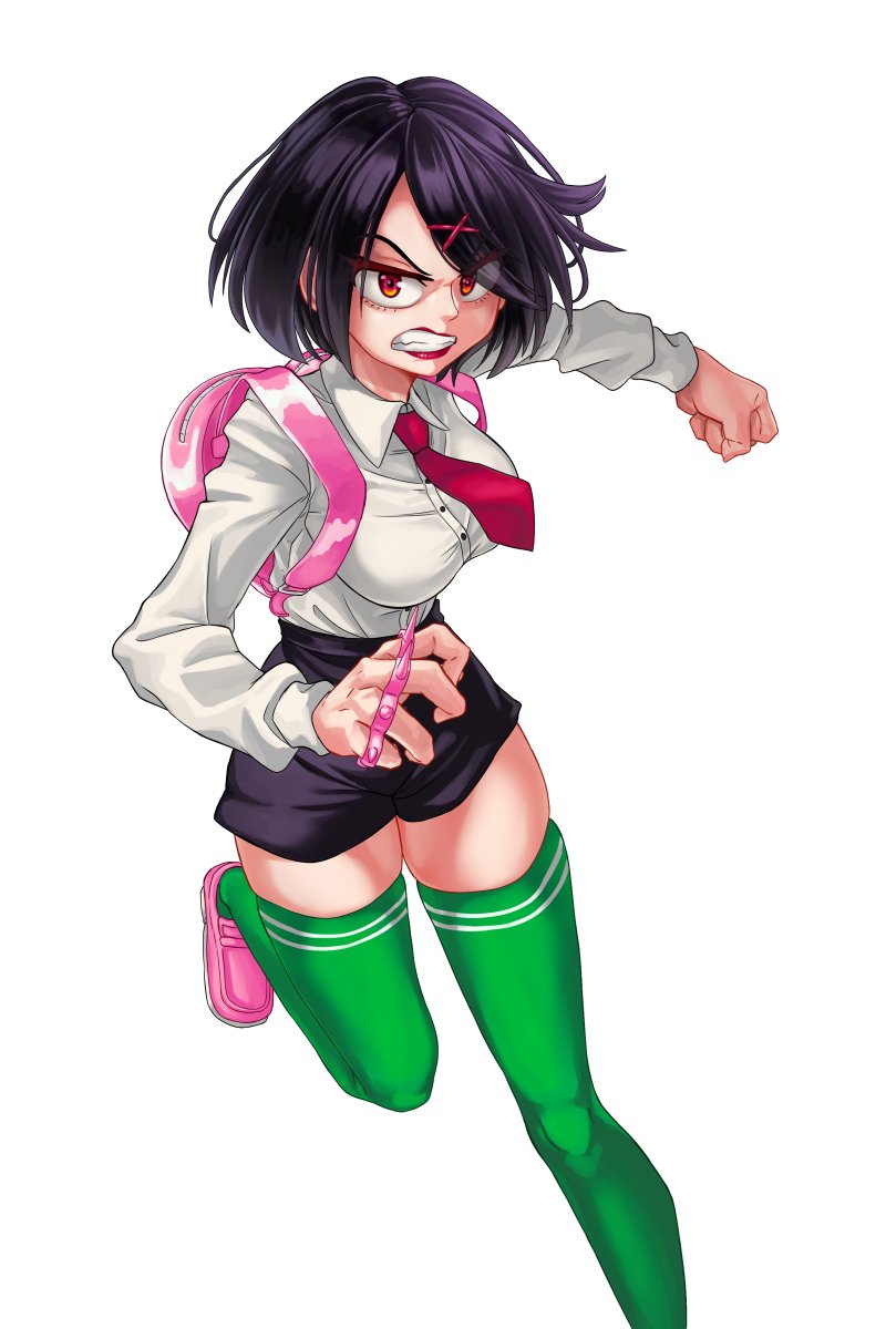 misako (kunio-kun series and 1 more) drawn by laz_gm