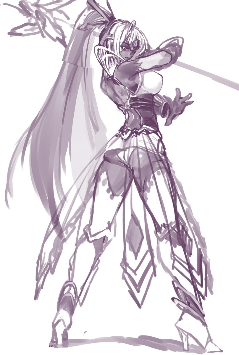 perun (xenoblade chronicles and 1 more) drawn by negresco